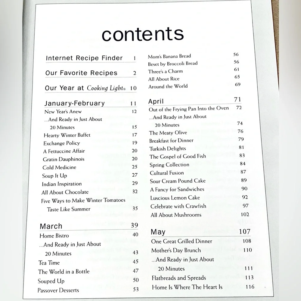 Cooking Light Annual Recipes 2003 Hard Cover Cookbook